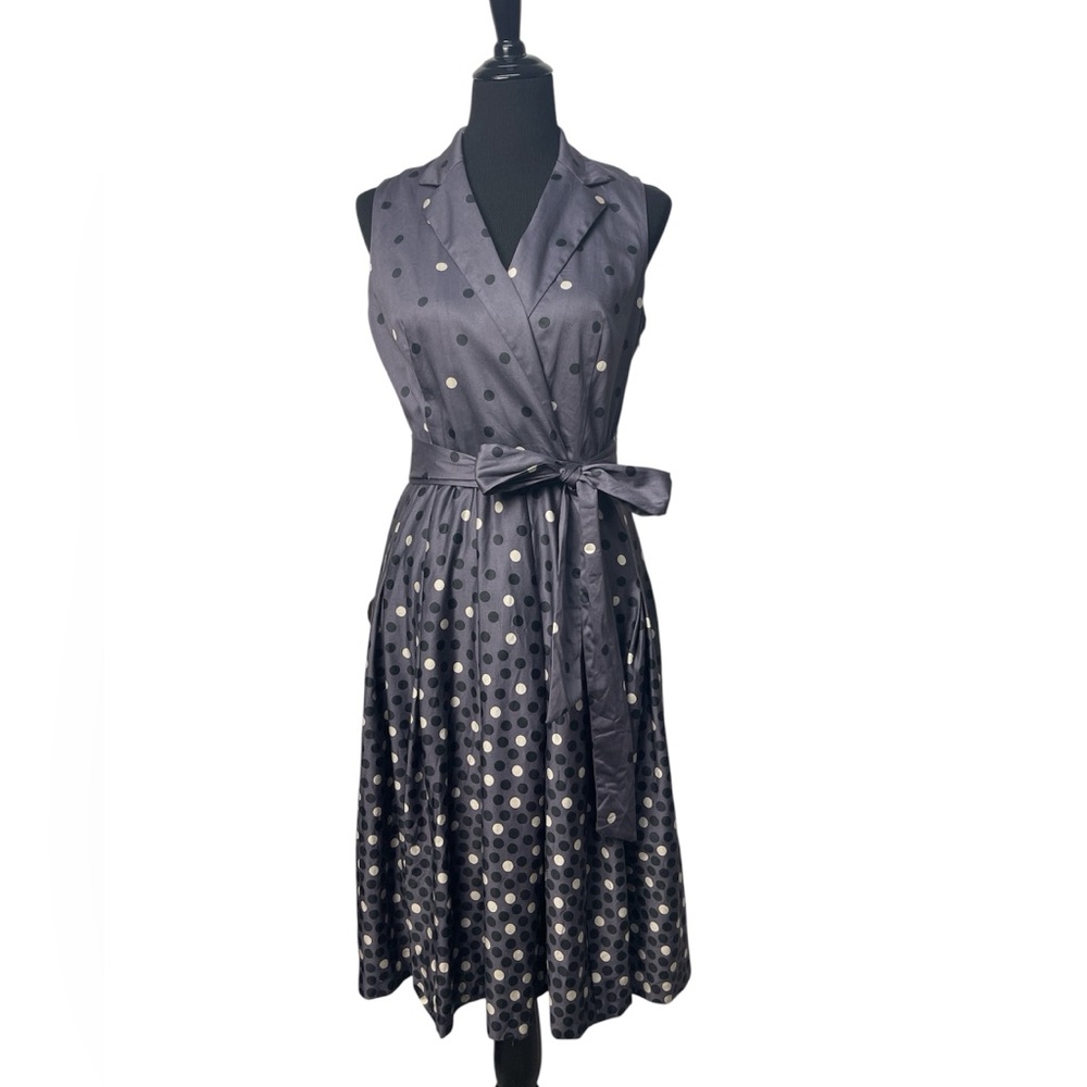 Anne Klein Charcoal Midi Dress